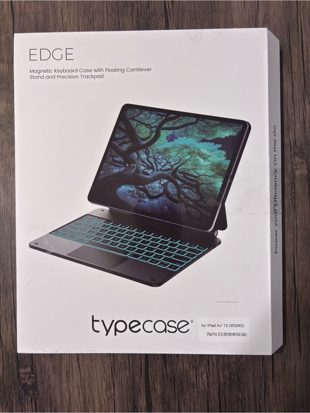 Typecase Edge keyboard For iPad Air 13 M3/M2 iPad Pro 12.9 (6th/5th/4th/3rd gen)
